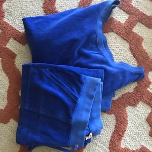 juicy couture velour tracksuit blue